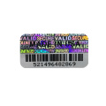 Custom VOID/Tamper Evident/ One-Off Security 3D Hologram Sticker With Barcode